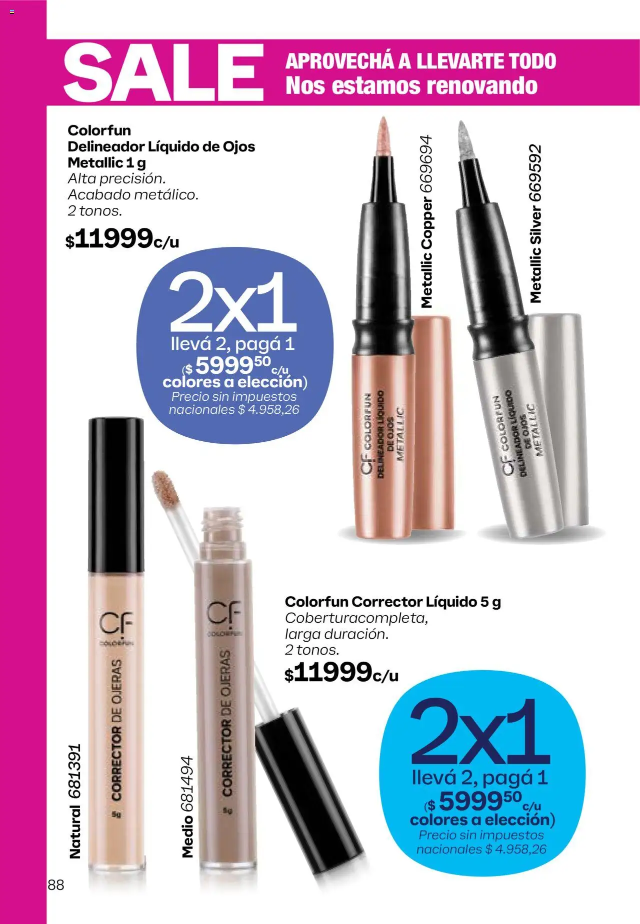 Tupperware Folleto │ válido desde el 08.09.2025 | Página: 89 | Productos: Delineador, Corrector de ojeras