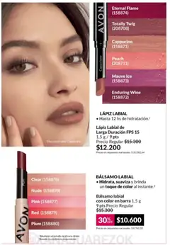 Vista previa Avon - Campaña 3/2026 válido desde el 01.03.2026 | Página: 42 | Productos: Lápiz labial, Bálsamo