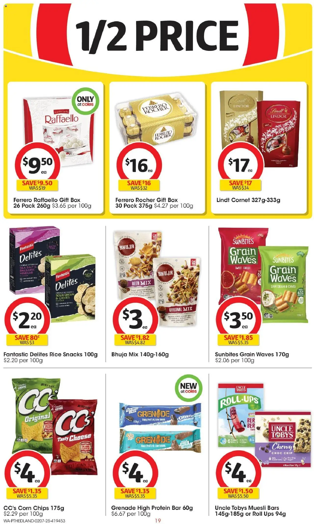 Coles catalogue - valid from 02.07.2025 | Page: 19 | Products: Box, Rice, Sugar, UPS