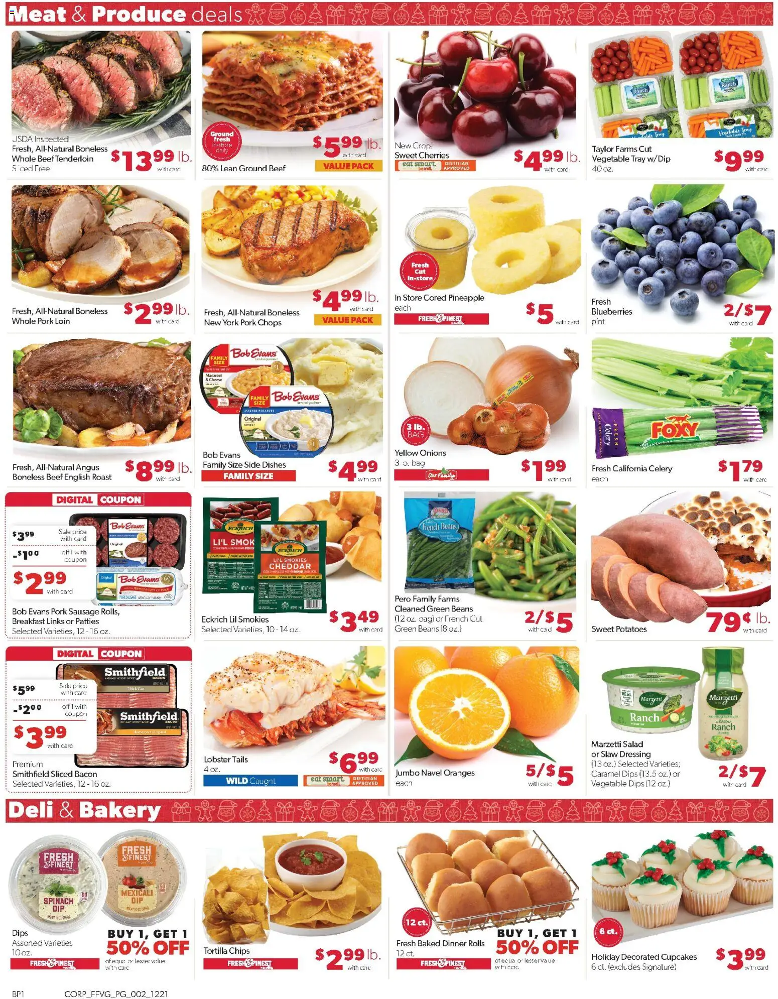 Family Fare Weekly Ad - MI - valid from 19.12.2025 | Page: 6 | Products: Cherries, Oranges, Pineapple, Sausage