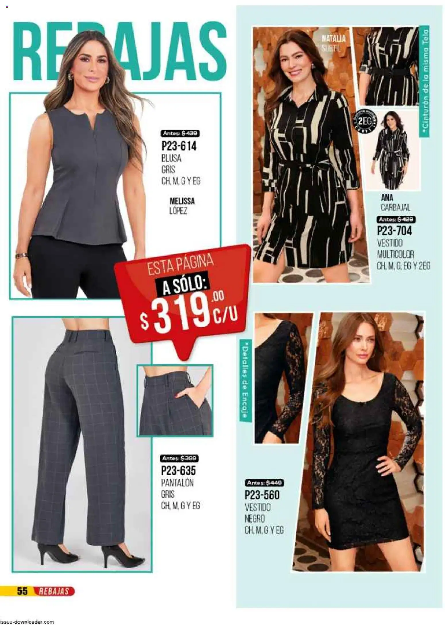 Nuevas ofertas de Cklass válidas en toda la República Mexicana desde el 31.10.2025. ¡Encuentra las mejores ofertas en Cklass catálogo Super Rebajas Ropa! | Página: 58 | Productos: Blusa, Cinturón, Vestido