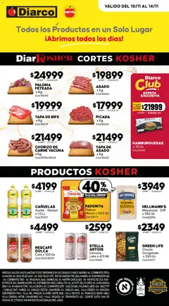 Vista previa Diarco - Ofertas Kosher válido desde el 10.11.2025