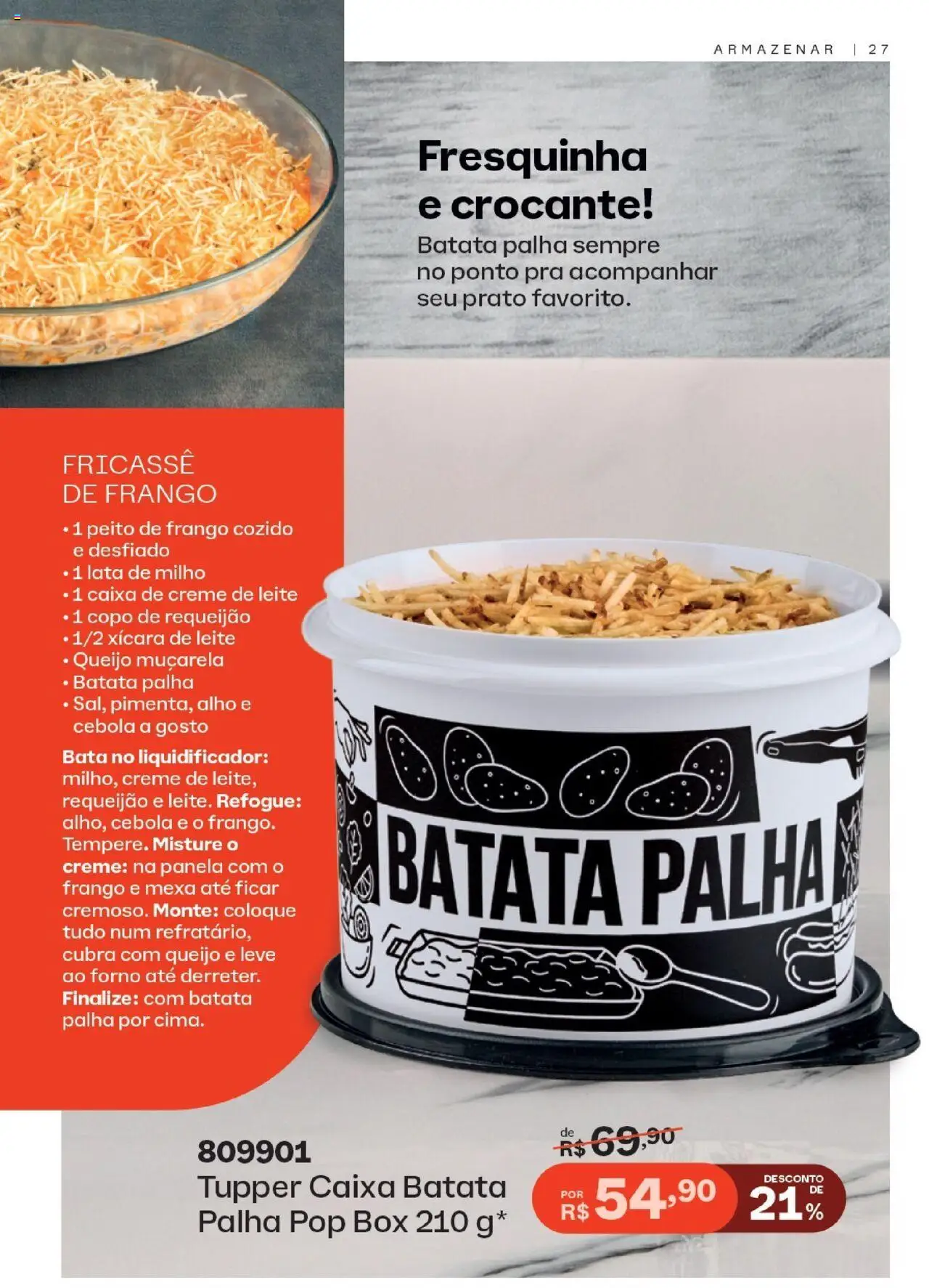 Tupperware Folheto - válido de 01.10.2025 | Página: 27 | Produtos: Alho, Cebola, Caixa, Frango