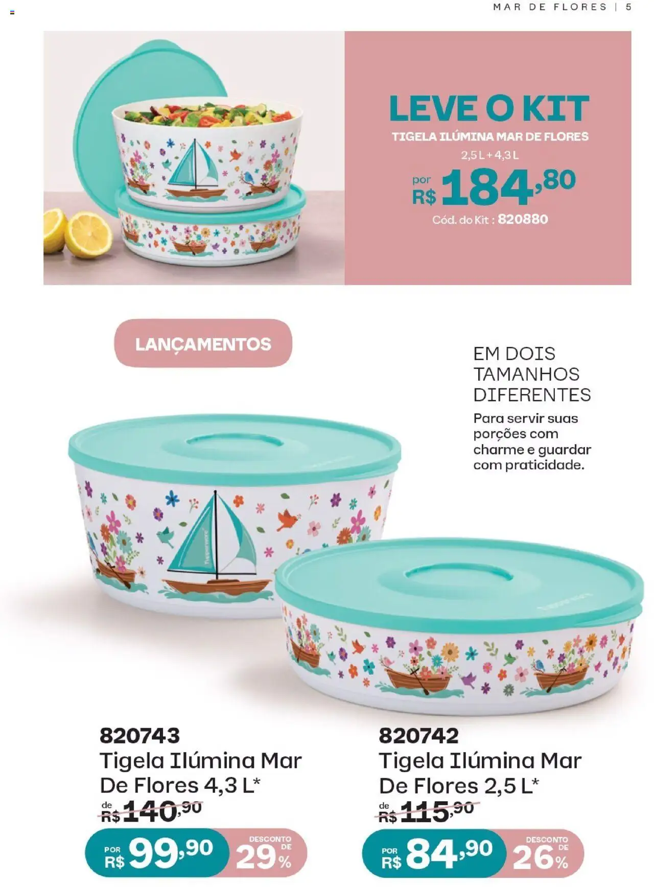 Tupperware Folheto - válido de 01.09.2025 | Página: 5 | Produtos: Flores, Tigela