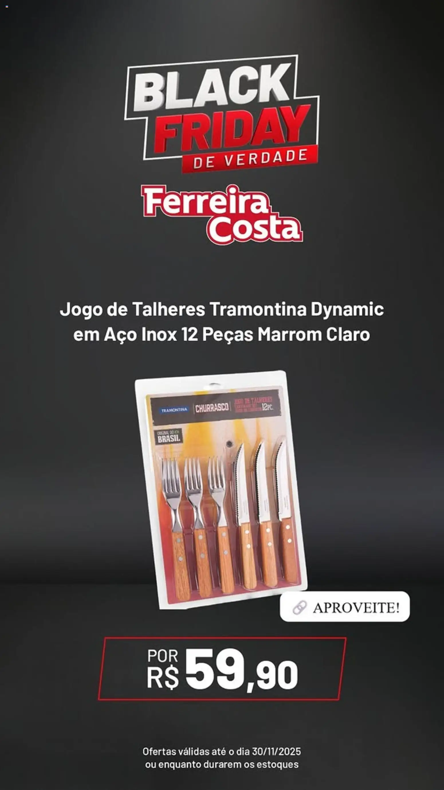 Ferreira Costa Folheto - válido de 26.11.2025 | Página: 8 | Produtos: Talheres