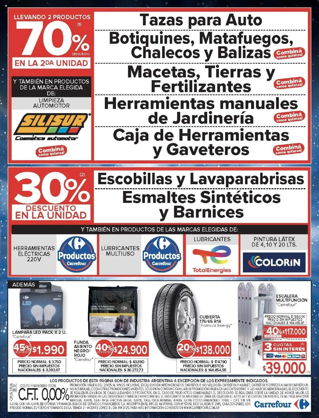 Carrefour ofertas - CABA │ válido desde el 02.09.2025 | Página: 20 | Productos: Caja de herramientas, Banco, Escalera, Sobre