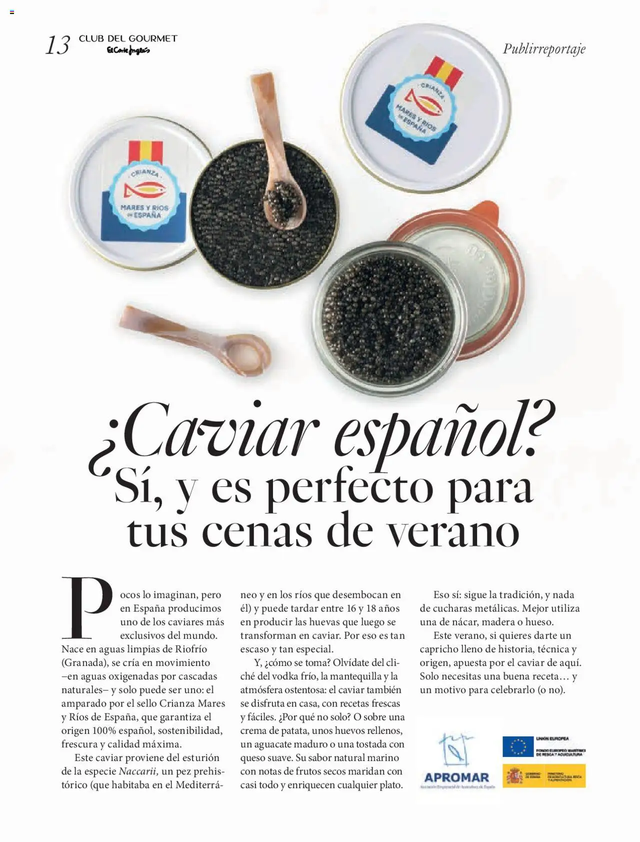 Nuevas ofertas de El Corte Inglés válidas en toda la República Mexicana desde el 27.06.2025. ¡Encuentra las mejores ofertas en El Corte Inglés Gourmet Magazin! | Página: 13 | Productos: Pez, Queso, Huevos, Aguacate