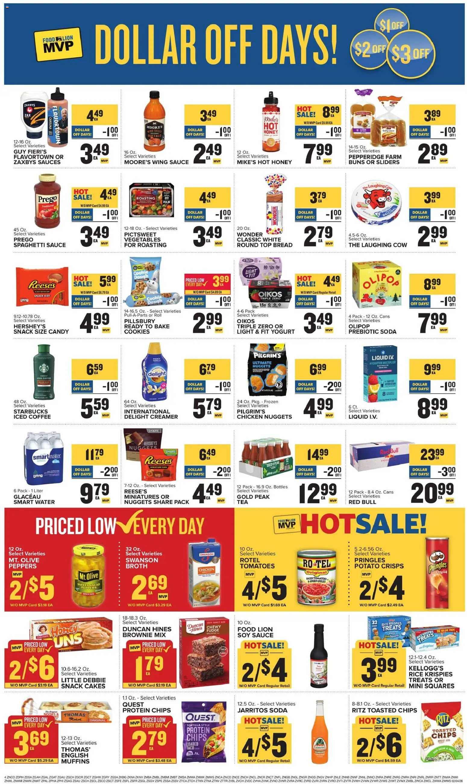 Food Lion Weekly Ad - valid from 04.02.2026 | Page: 7 | Products: Tomatoes, Rice, Cookies, Salad