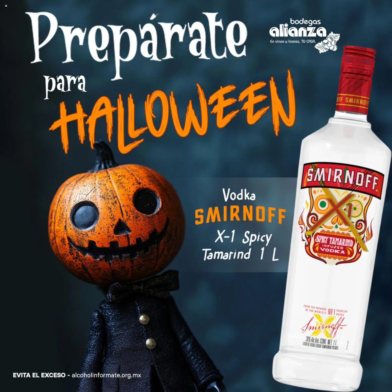 Nuevas ofertas de Bodegas Alianza válidas en toda la República Mexicana desde el 30.10.2025. ¡Encuentra las mejores ofertas en Bodegas Alianza catálogo Prepárate para Halloween! | Página: 3 | Productos: Vodka