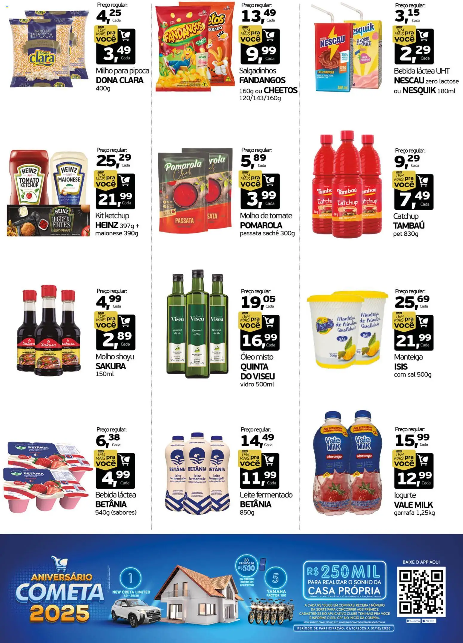 Cometa Supermercados Folheto - válido de 20.11.2025 | Página: 2 | Produtos: Manteiga, Salgadinhos, Ketchup, Cheetos