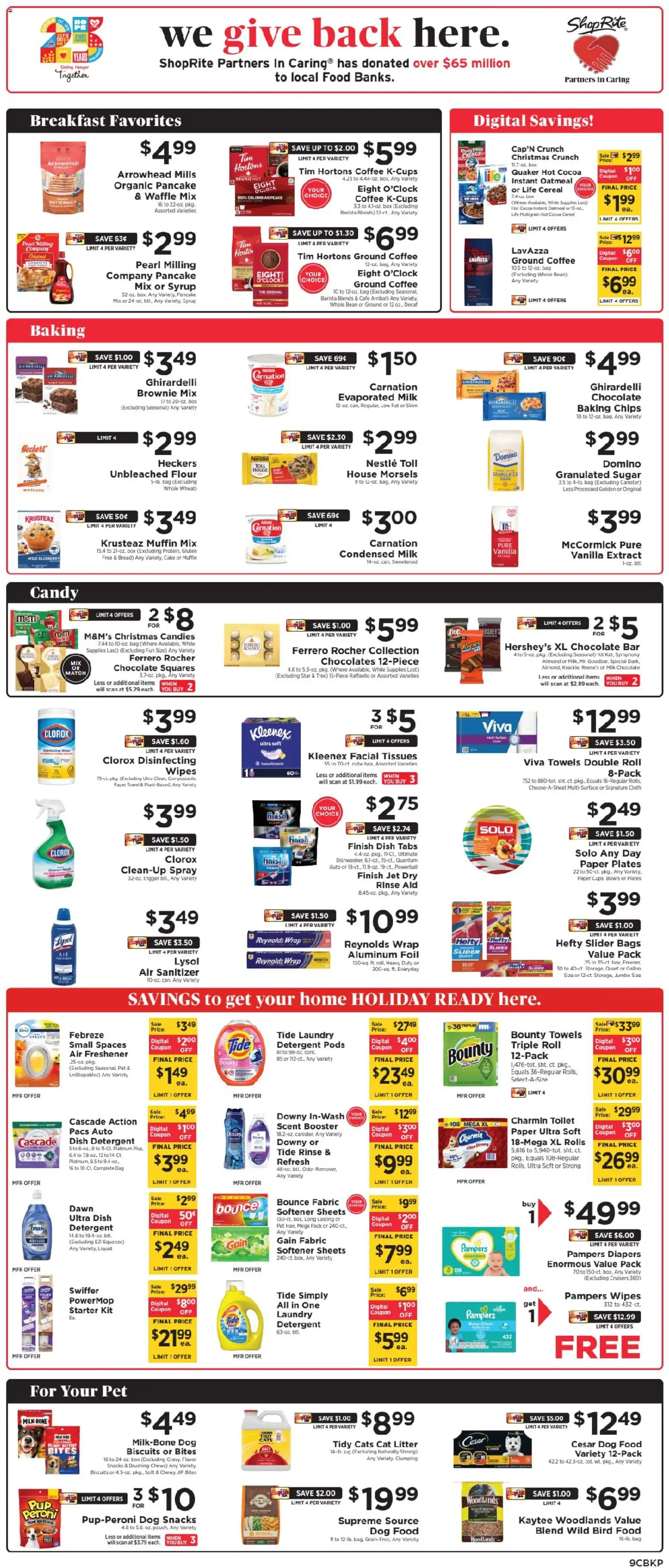 ShopRite Weekly Ad - valid from 07.12.2025 | Page: 10 | Products: Dog Food, Bread, Candies, Sugar
