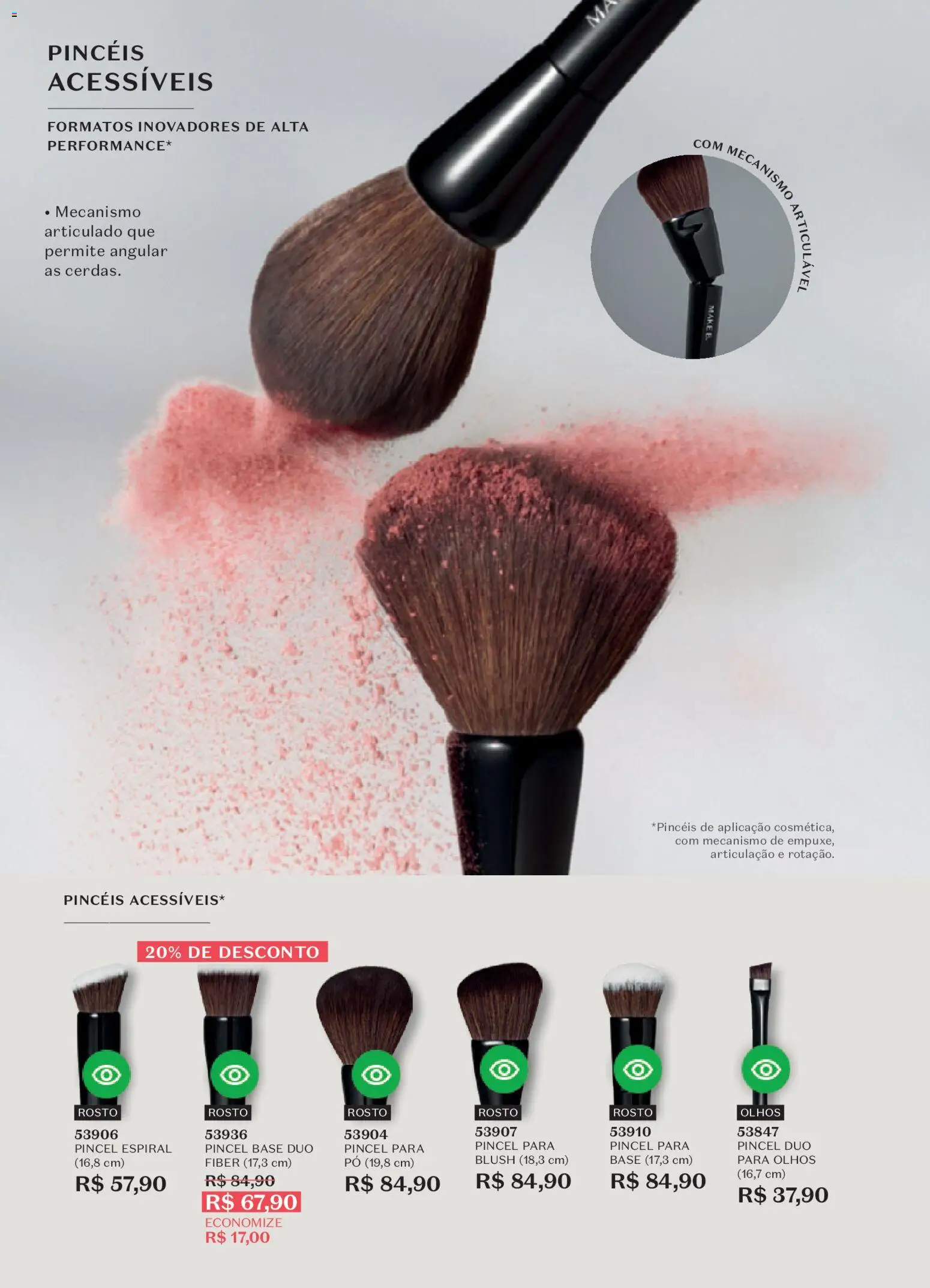 O Boticário Folheto - válido de 19.01.2026 | Página: 114 | Produtos: Pó, Blush, Pincel, Base