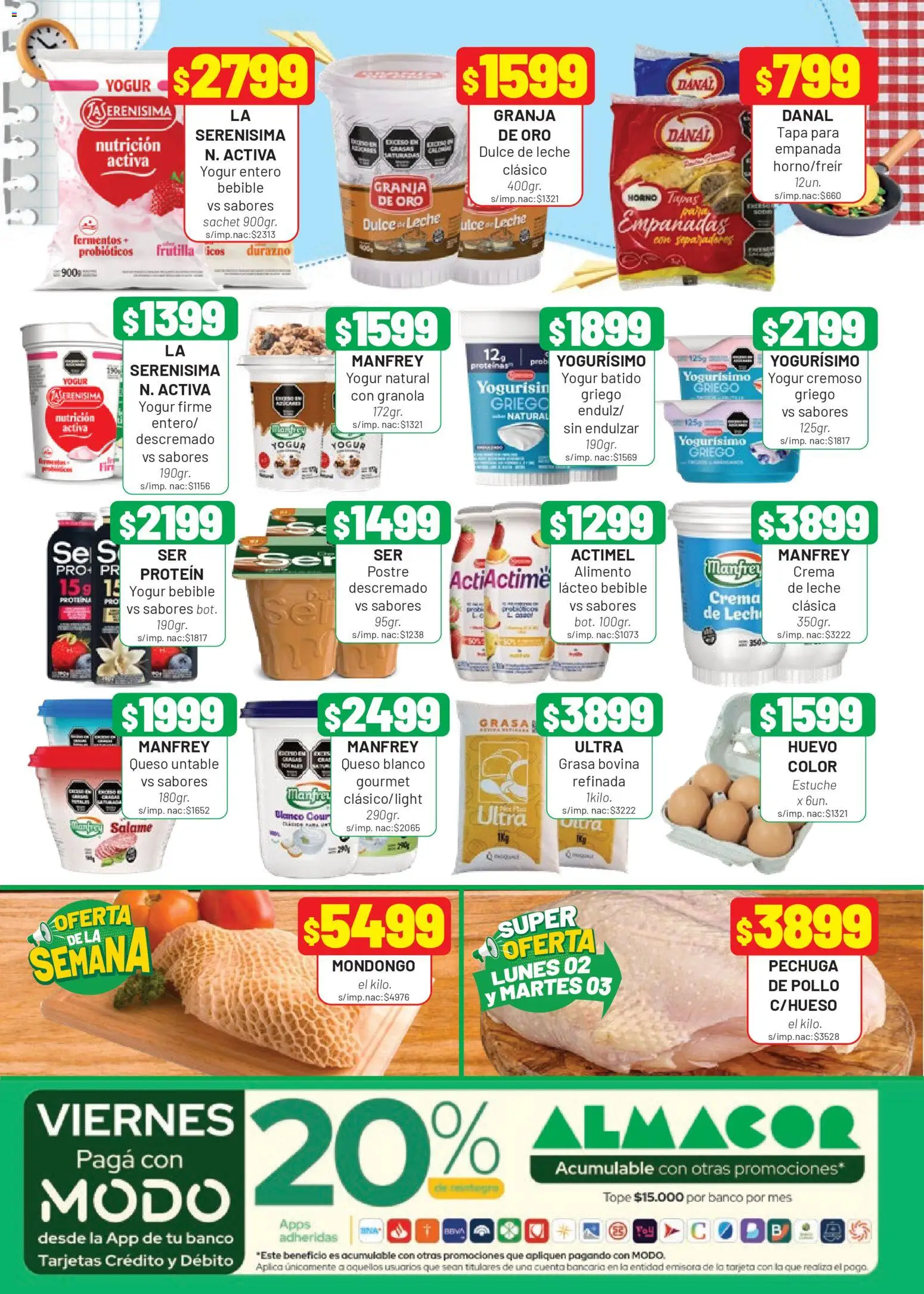 Almacor catálogo │ válido desde el 26.02.2026 | Página: 2 | Productos: Horno, Frutilla, Durazno, Salame