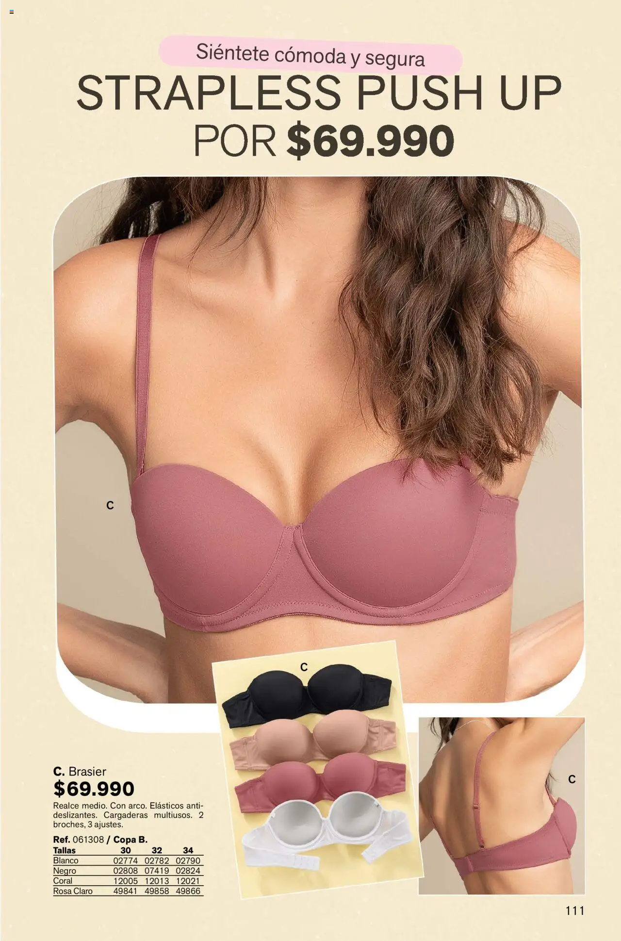 Leonisa revista - valida desde el 12.09.2025 | Página: 111 | Productos: Brasier, Cómoda