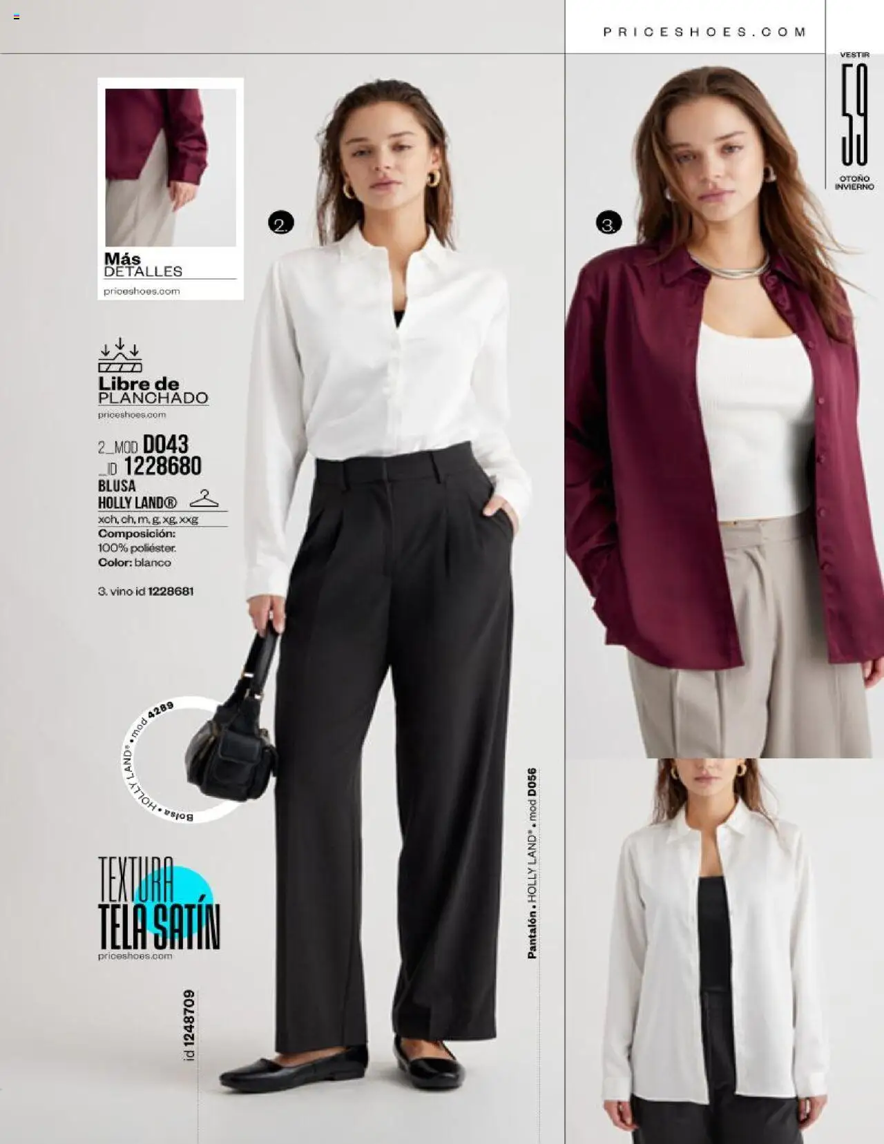 Nuevas ofertas de Price Shoes válidas en toda la República Mexicana desde el 28.07.2025. ¡Encuentra las mejores ofertas en Price Shoes - Catálogo Vestir! | Página: 61 | Productos: Blusa, Vino