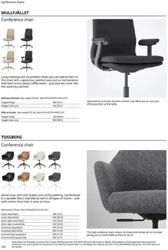 Preview of IKEA weekly ads valid from 01.03.2025 | Page: 134 | Products: Chair, Swivel, Coffee, Weight