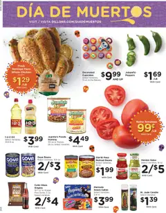 Preview of Dillons weekly ads valid from 22.10.2025 | Page: 14 | Products: Bakery, Peppers, Oil, Tomatoes