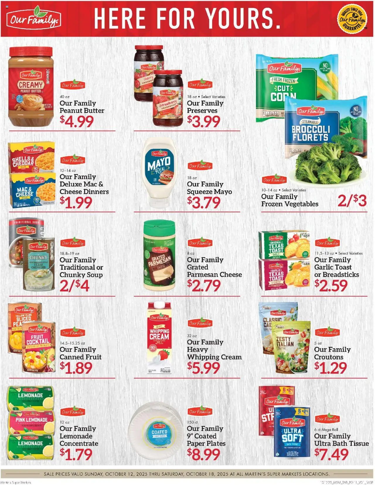 Martin’s Weekly Ad - valid from 12.10.2025 | Page: 12 | Products: Broccoli, Bath, Cream, Garlic