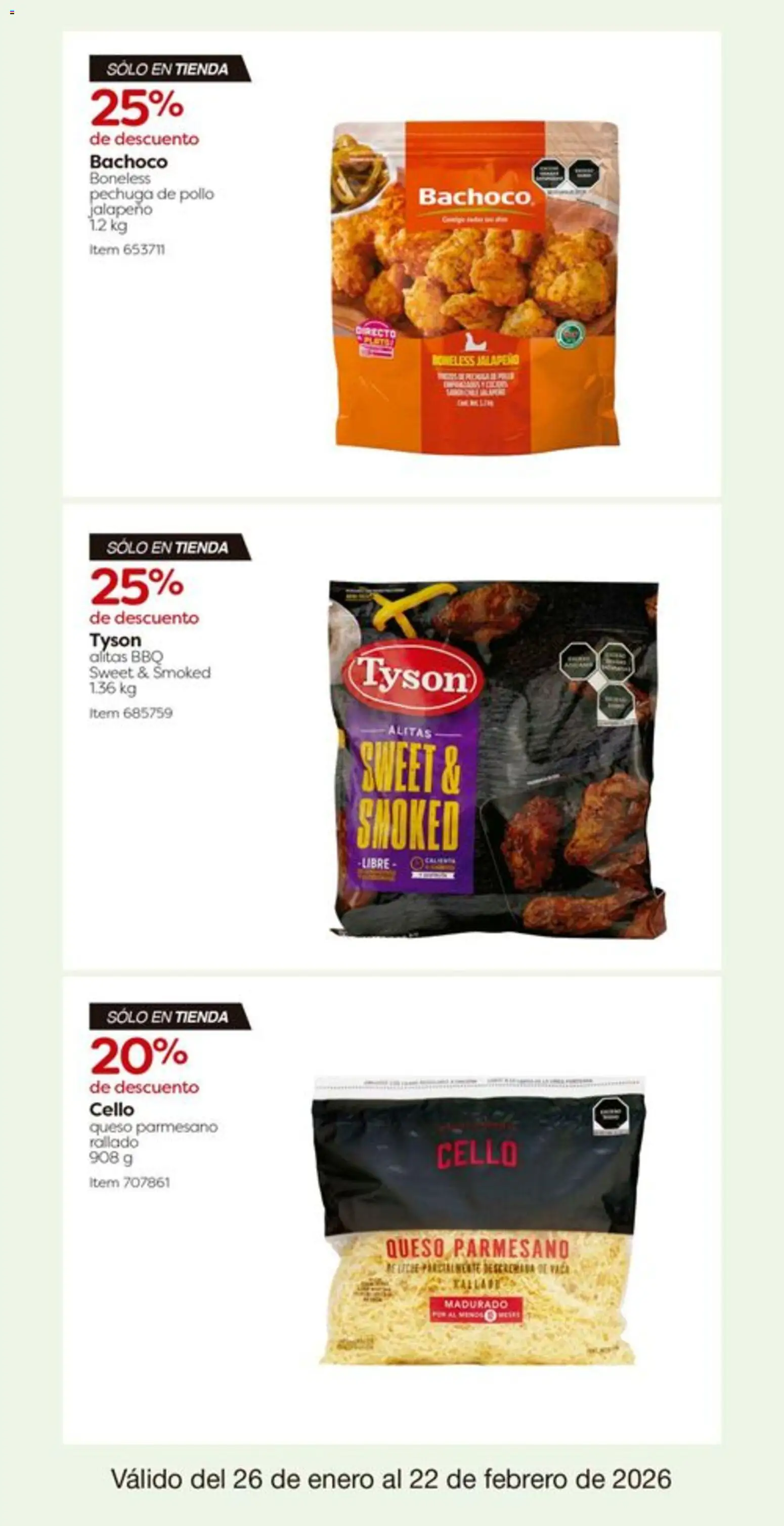 Nuevas ofertas de Costco válidas en toda la República Mexicana desde el 26.01.2026. ¡Encuentra las mejores ofertas en Costco catálogo! | Página: 29 | Productos: Pollo, Queso