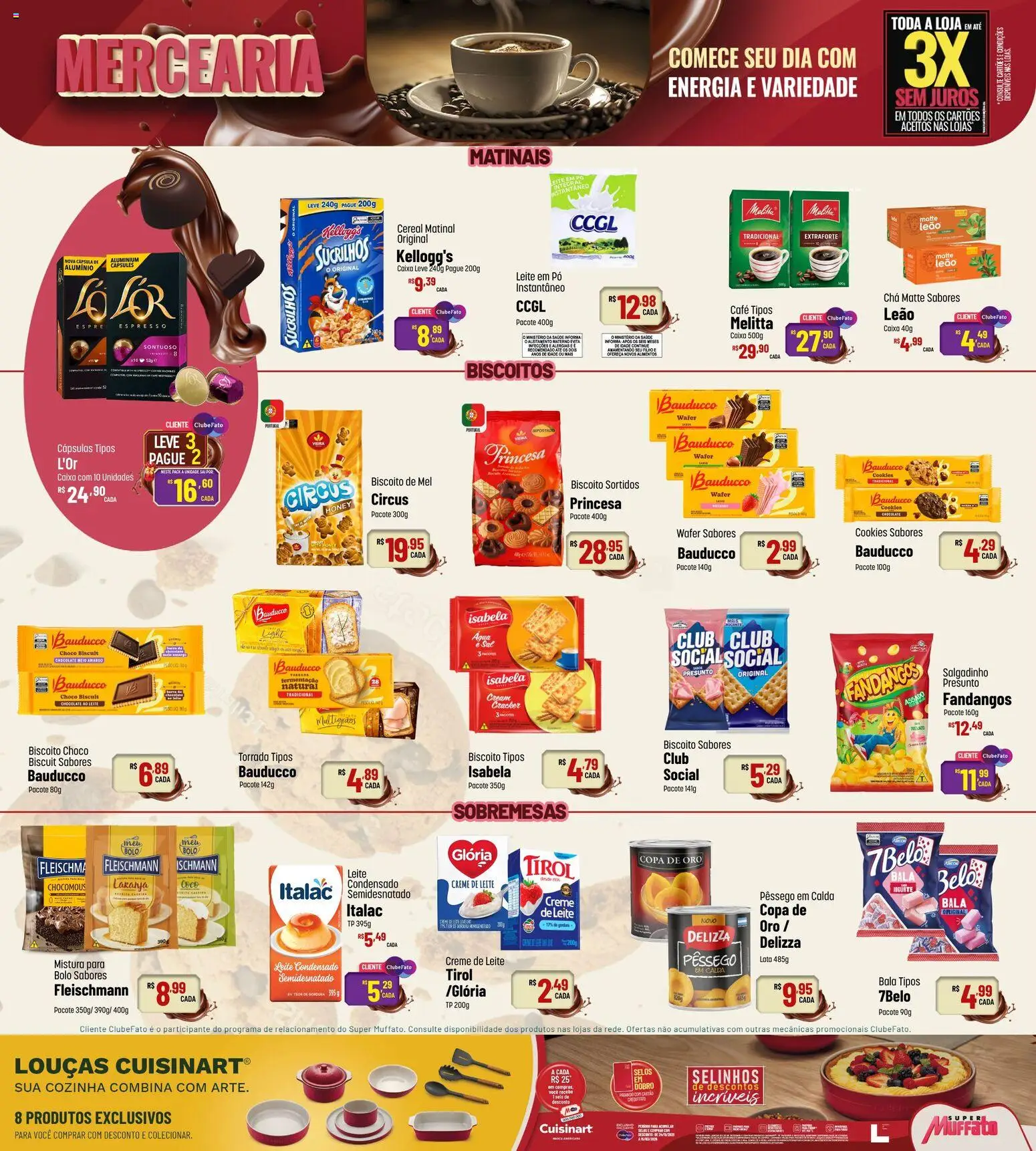 Super Muffato Folheto - válido de 05.03.2026 | Página: 8 | Produtos: Pêssego, Pó, Chocolate, Cookies