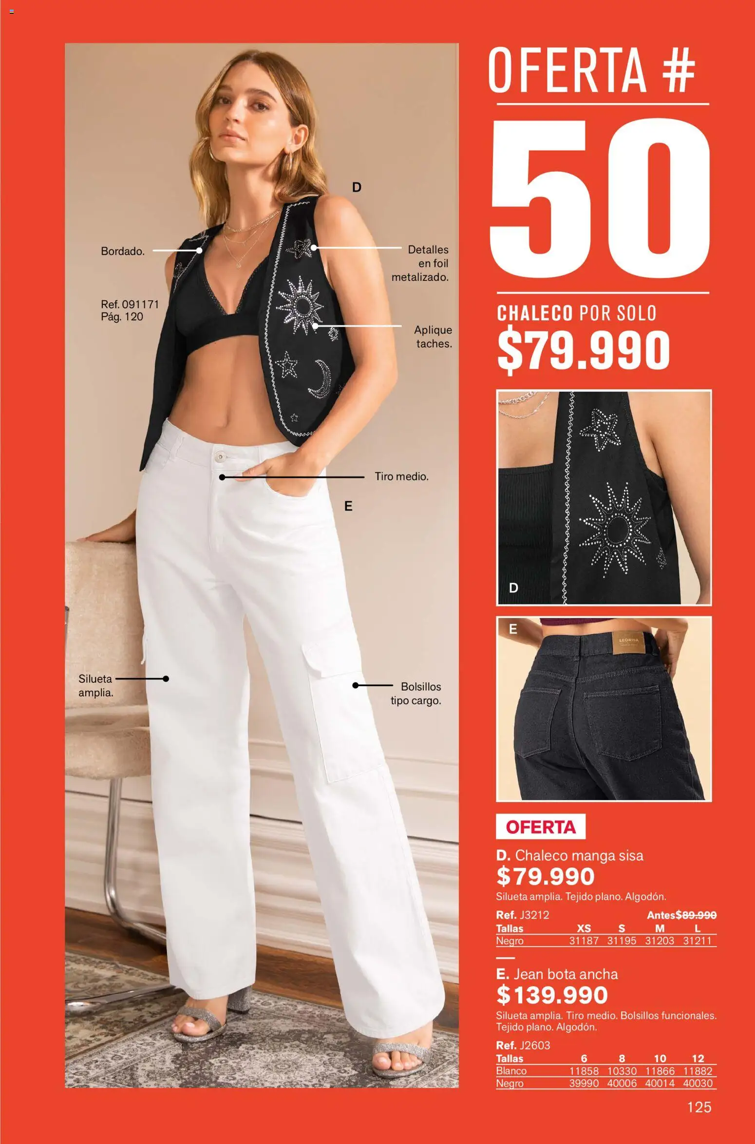 Leonisa revista - valida desde el 02.01.2026 | Página: 125 | Productos: Jean, Chaleco