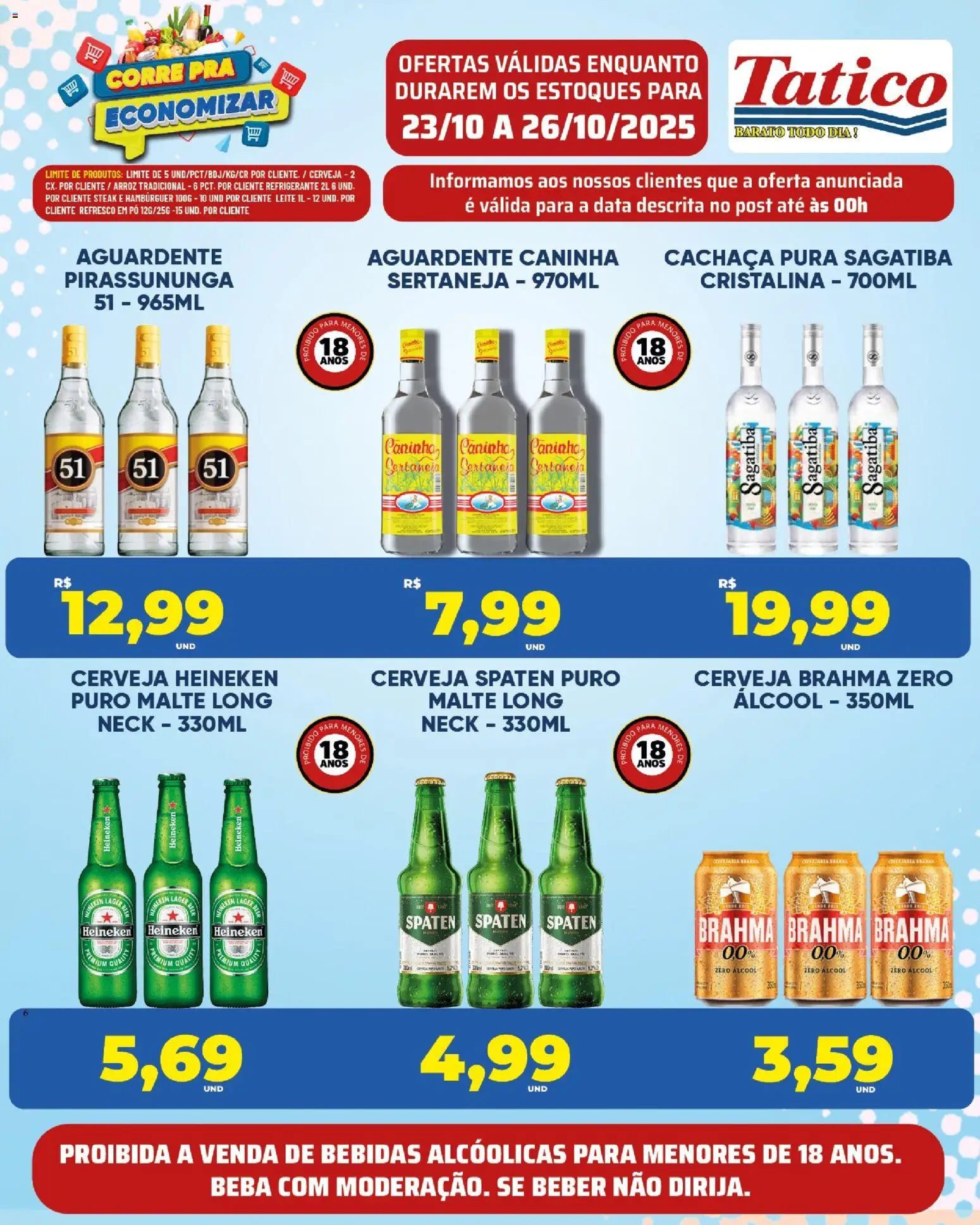 Tatico Folheto - válido de 24.10.2025 | Página: 24 | Produtos: Pó, Leite, Hambúrguer, Refrigerante