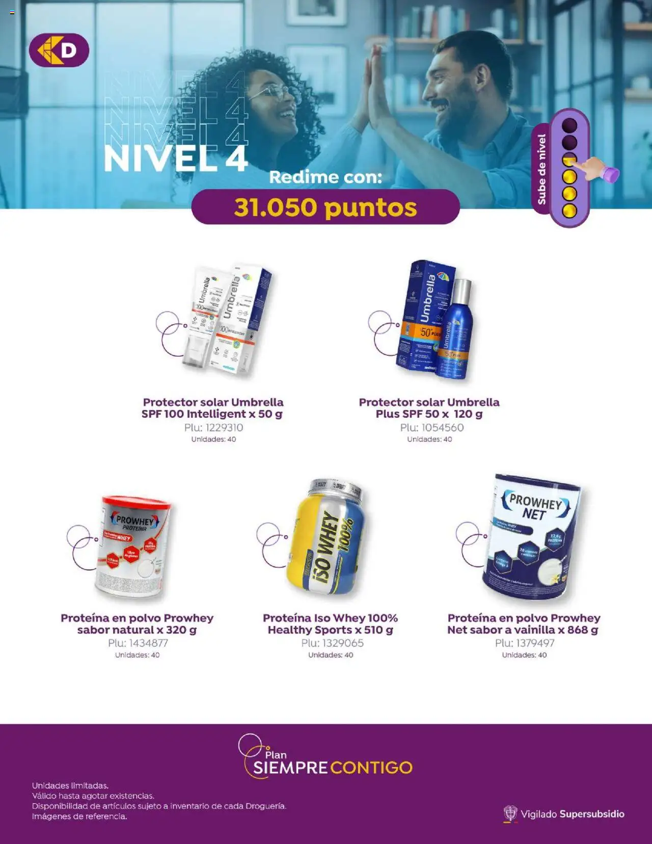 Colsubsidio revista - valida desde el 05.02.2025 | Página: 14 | Productos: Polvo, Protector solar