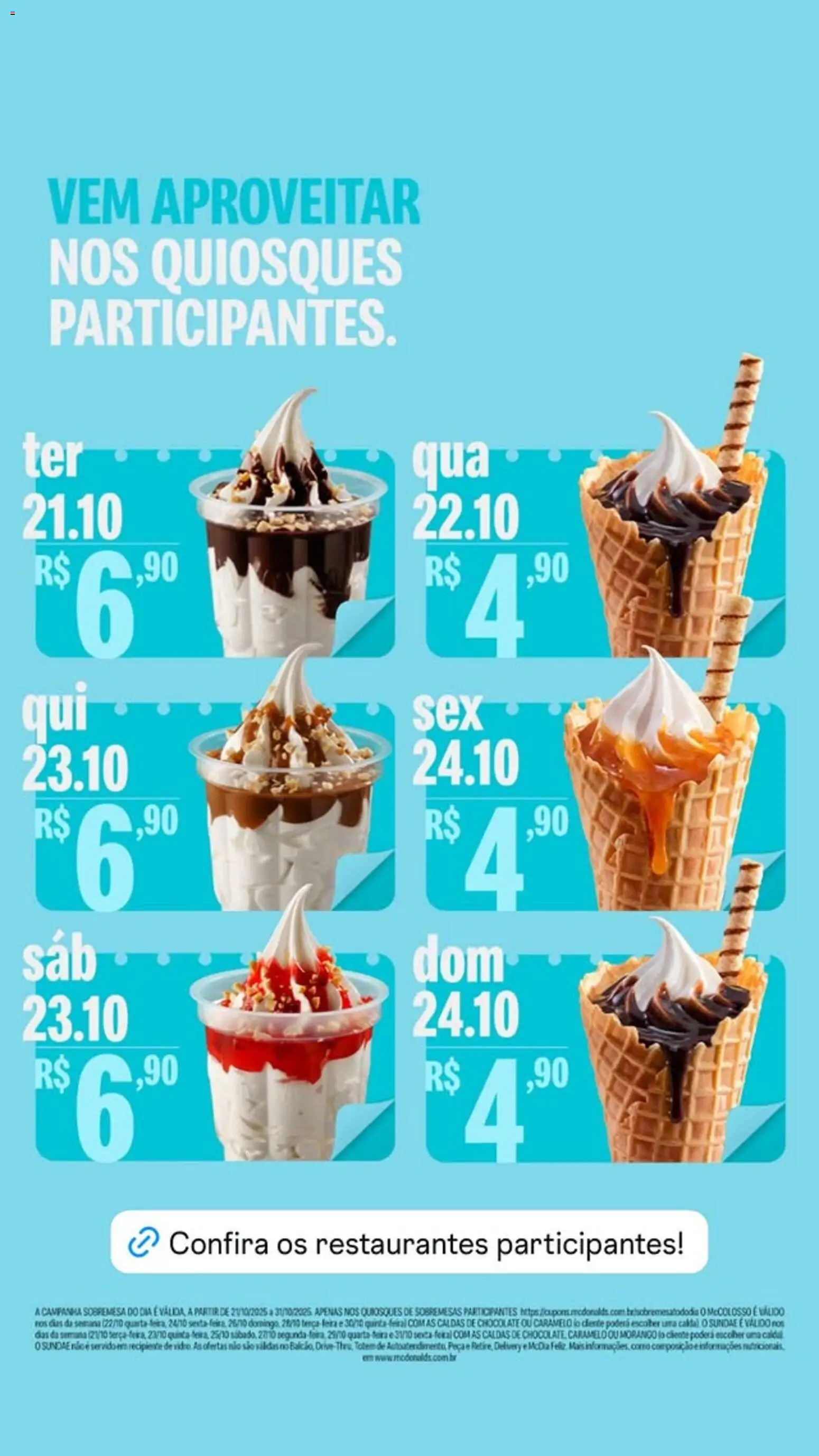 McDonald’s Folheto - válido de 12.12.2025 | Página: 3 | Produtos: Chocolate