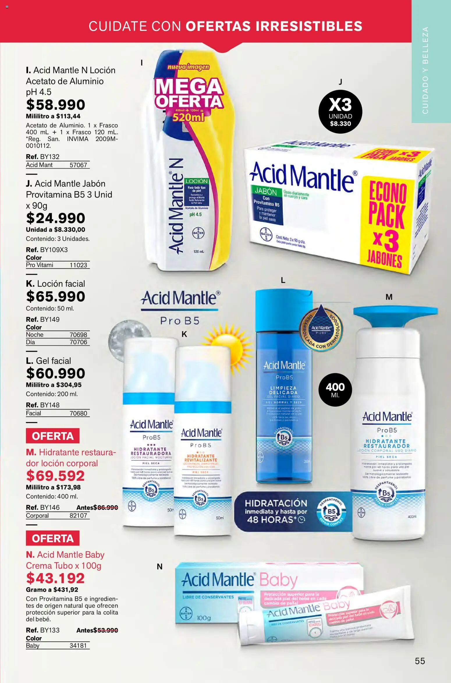 Leonisa revista - valida desde el 02.01.2026 | Página: 55 | Productos: Crema, Frasco, Loción, Jabón