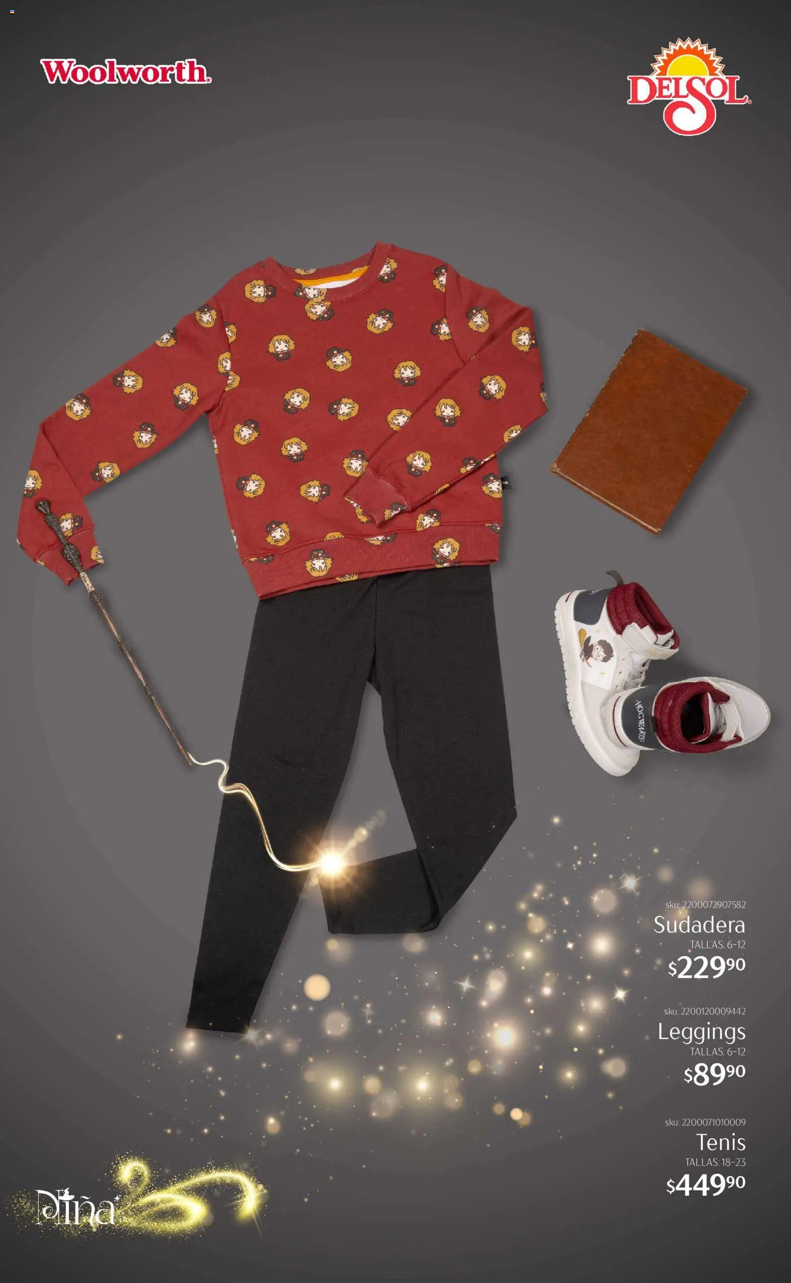 Nuevas ofertas de Del Sol y Woolworth válidas en toda la República Mexicana desde el 04.12.2025. ¡Encuentra las mejores ofertas en Del Sol y Woolworth catálogo Harry Potter! | Página: 13