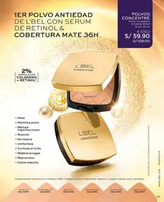 Vista previa de folleto L'Bel catálogo - Campaña 7 de la L'Bel válido desde 04.04.2026 | Página: 97 | Productos: Maquillaje, Polvo