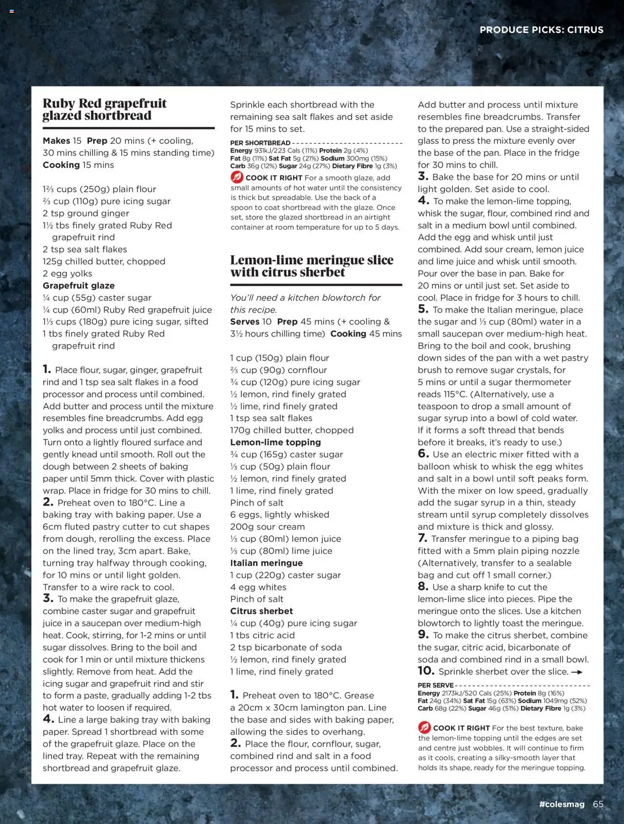 Coles catalogue - valid from 07.08.2025 | Page: 65 | Products: Juice, Pastry, Coat, Thermometer