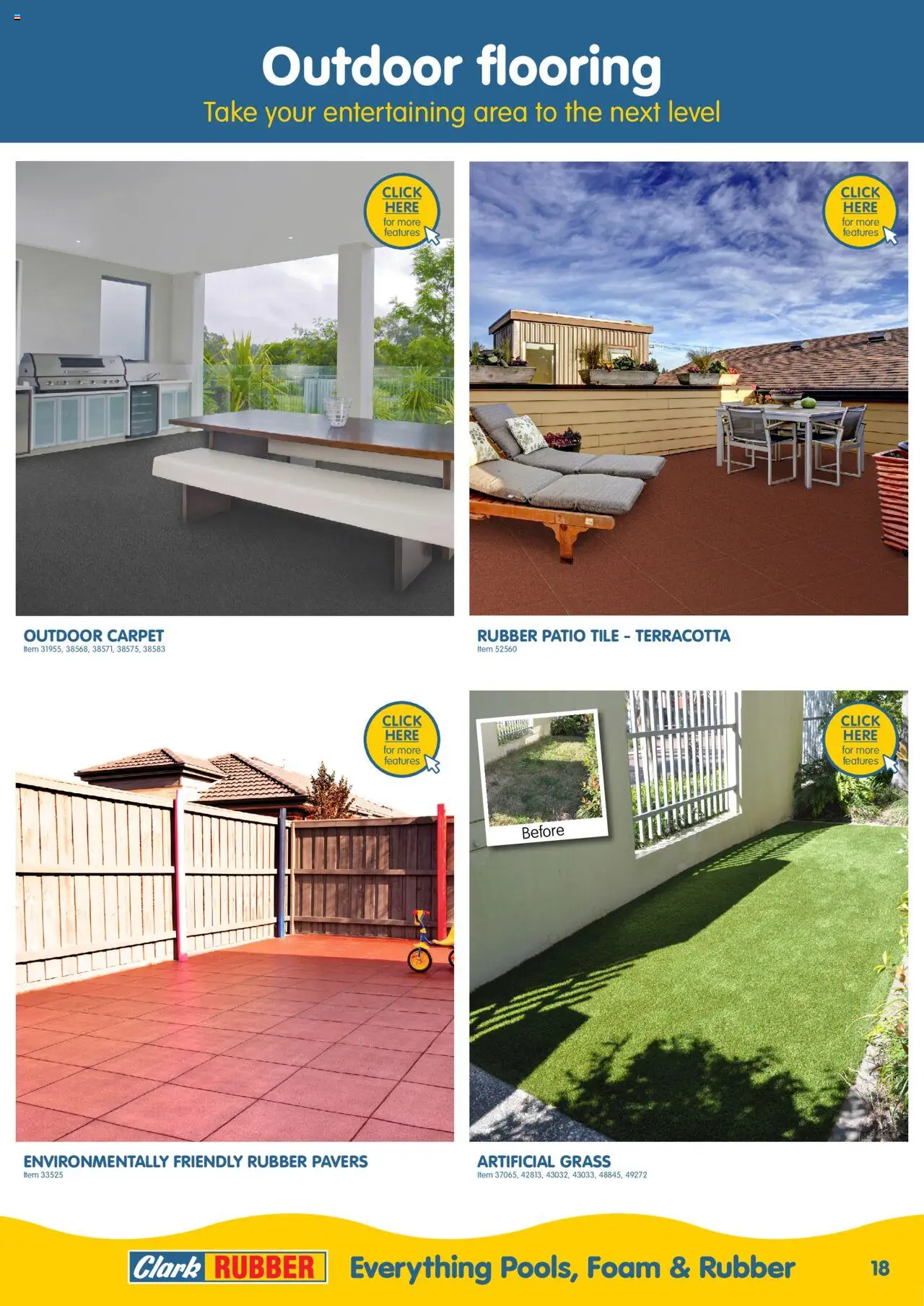 Clark Rubber catalogue - valid from 05.05.2025 | Page: 18 | Products: Carpet, Grass, Flooring