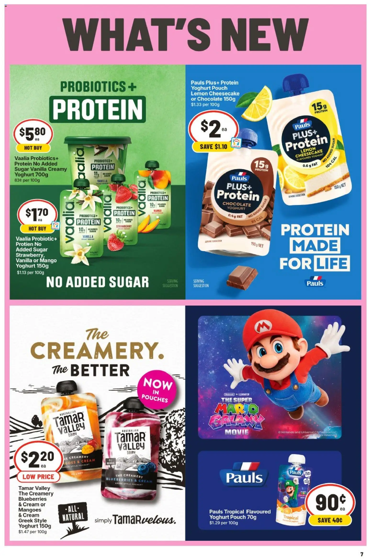 IGA catalogue - valid from 29.04.2026 | Page: 7 | Products: Yoghurt, Chocolate, Sugar, Lemon