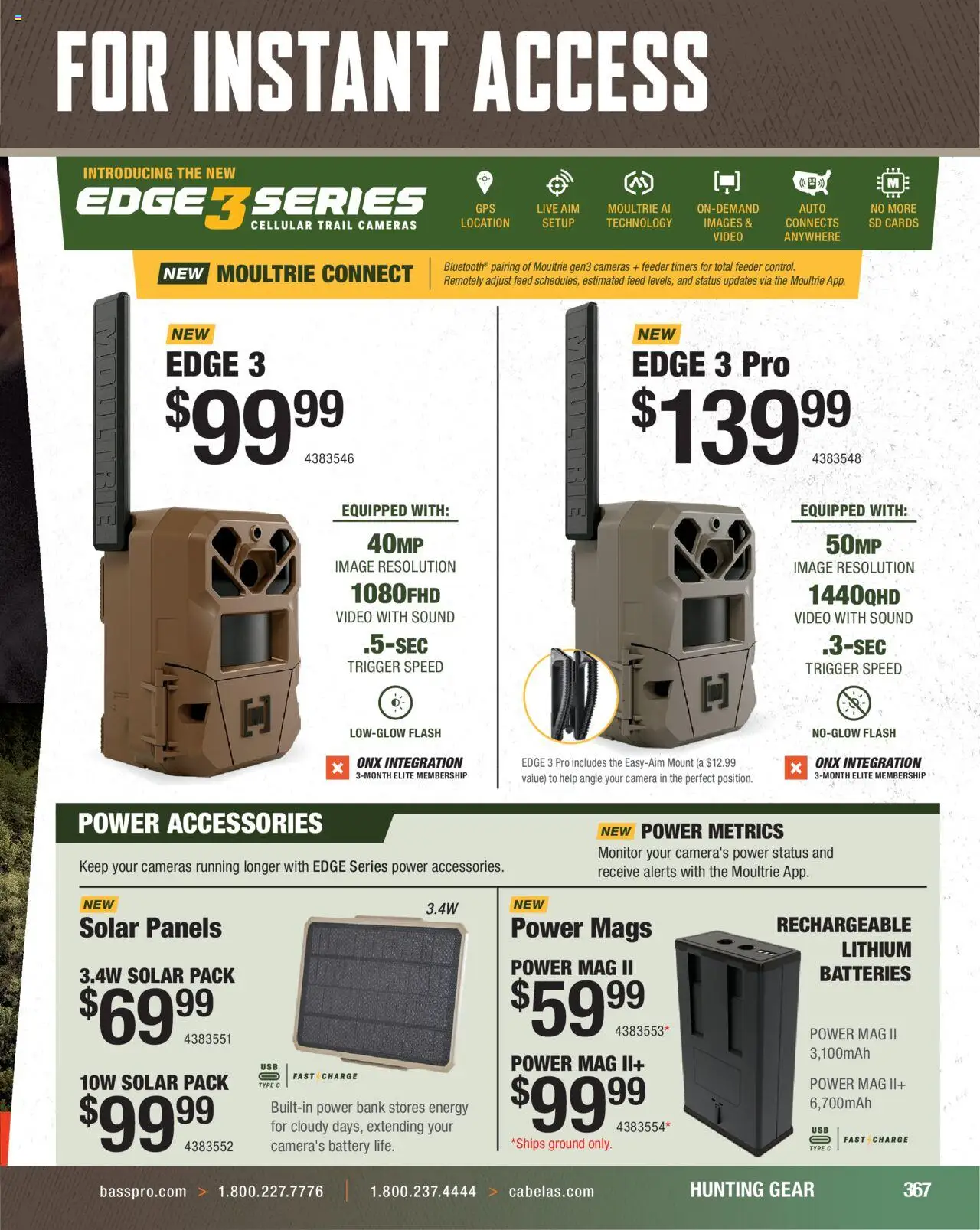 Cabela's Hunting Master 25 - valid from 11.08.2025 | Page: 367 | Products: Monitor, Video, Camera, Power Bank