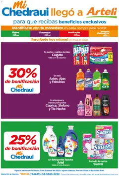 Vista previa de Arteli folleto MiChedraui, nuevo folleto de la tienda, válido en México a partir del 12.12.2025