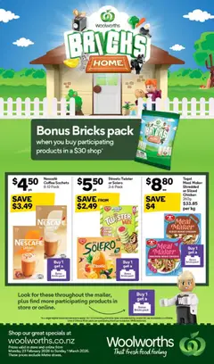 Woolworths South Island catalogue preview  - valid from 23.02.2026
