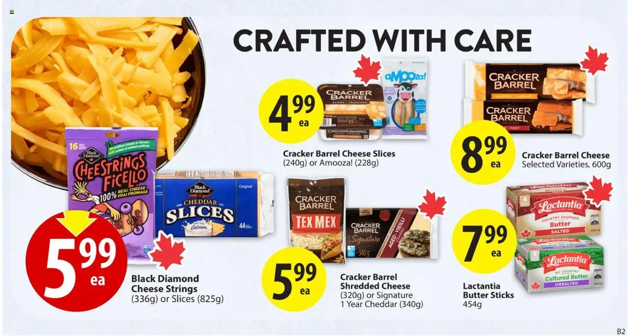Save on foods flyer valid from 11.09.2025 | Page: 22 | Products: Butter, Cheese