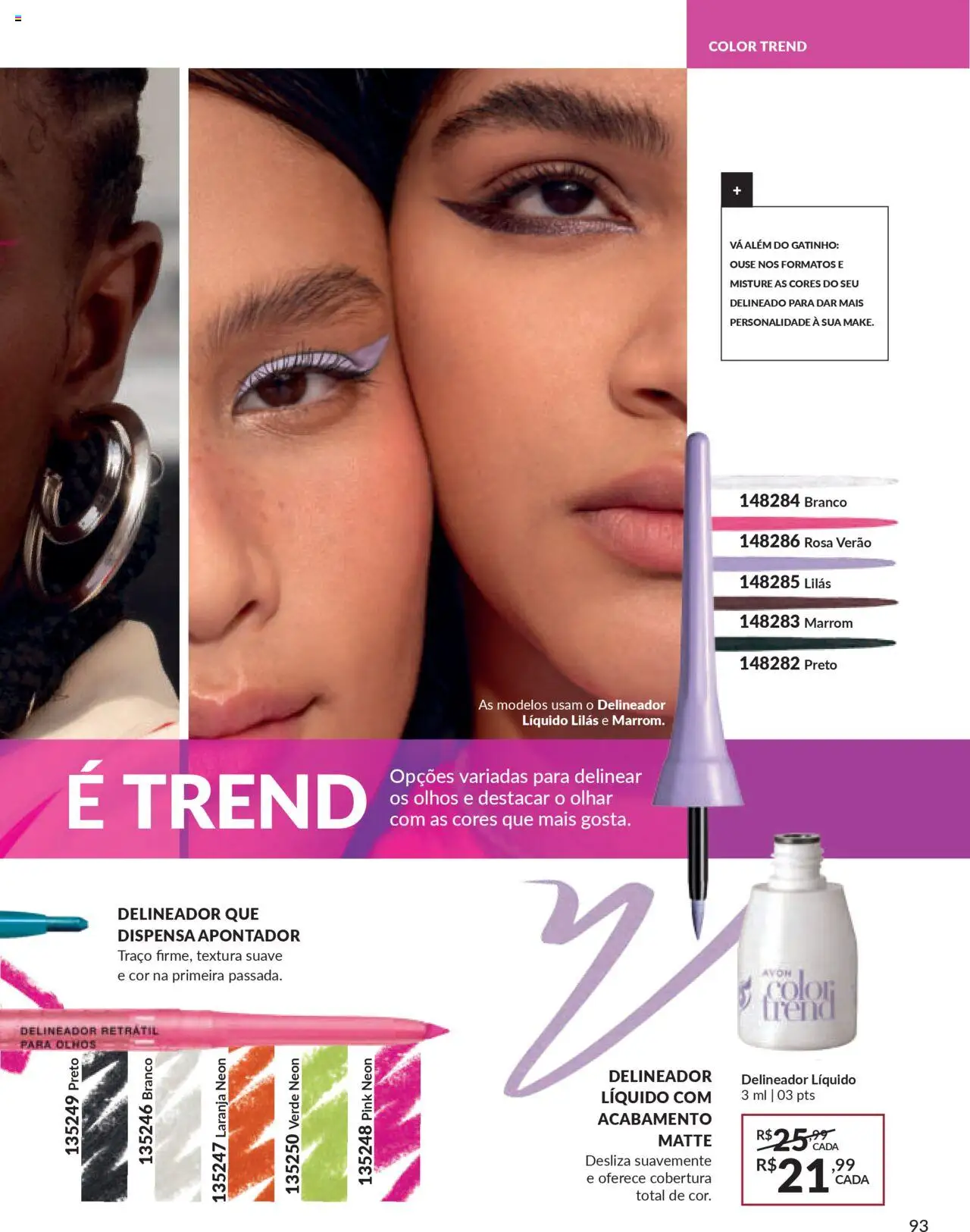 Avon Folheto - válido de 07.10.2025 | Página: 93 | Produtos: Delineador