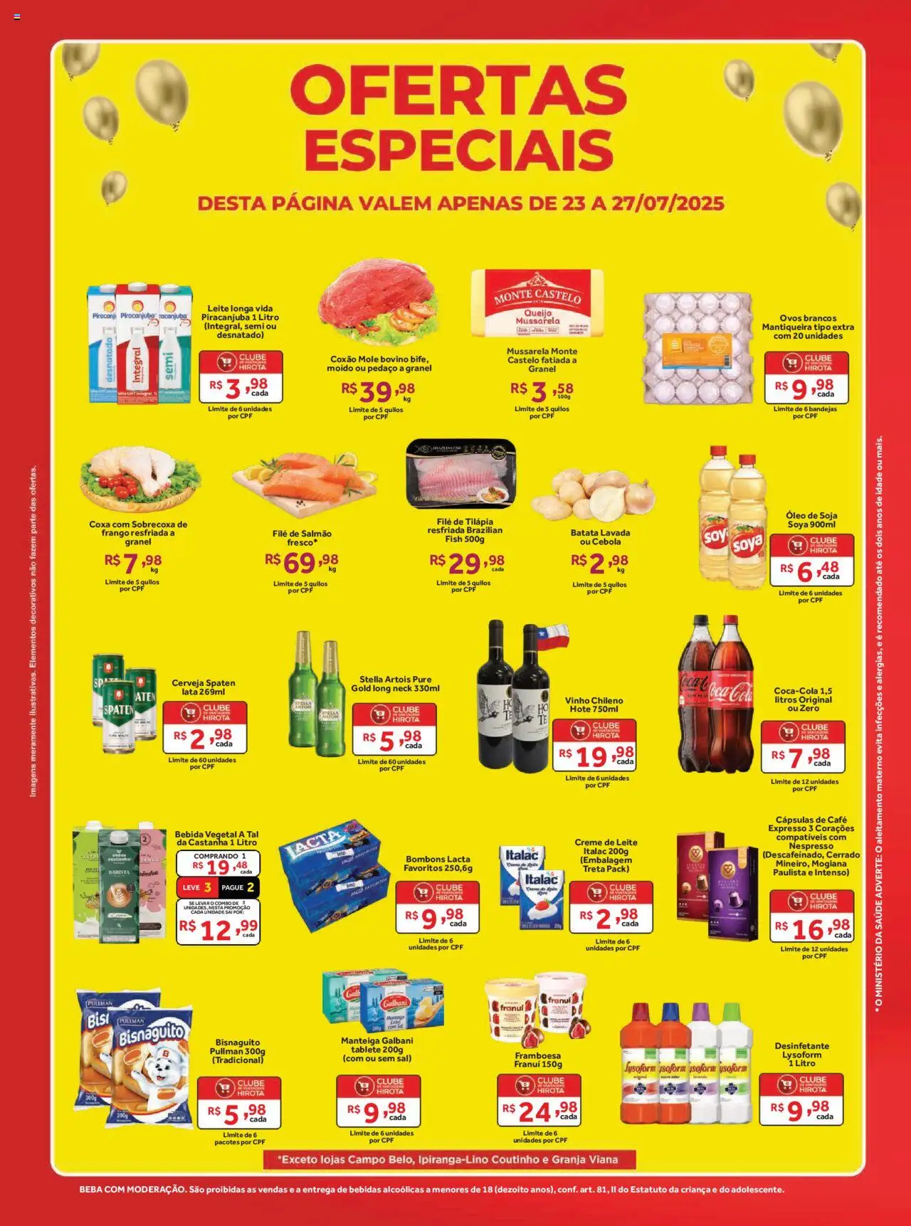 Hirota Food Folheto - válido de 23.07.2025 | Página: 2 | Produtos: Cebola, Óleo, Desinfetante, Soja