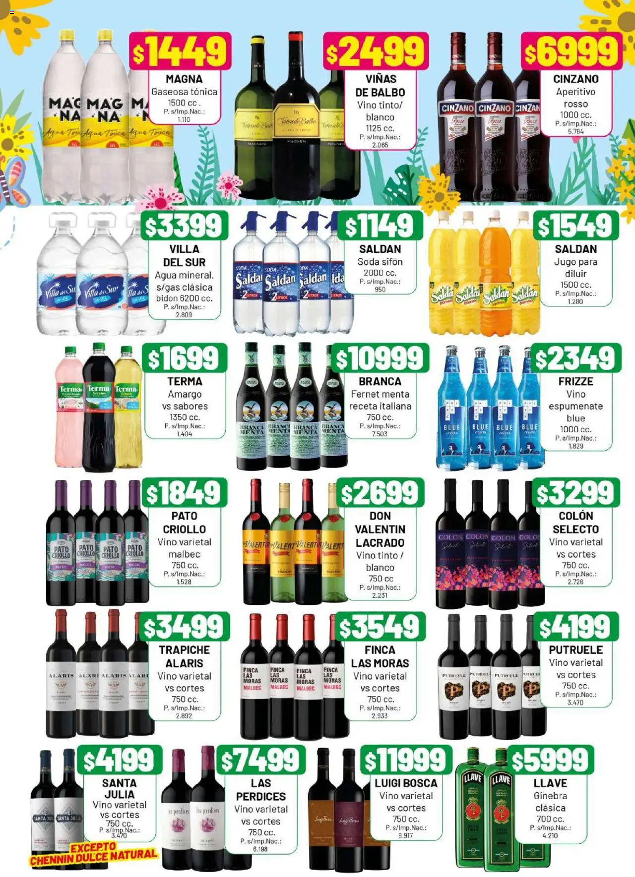 Almacor catálogo │ válido desde el 02.10.2025 | Página: 7 | Productos: Llave, Gaseosa, Sal, Agua