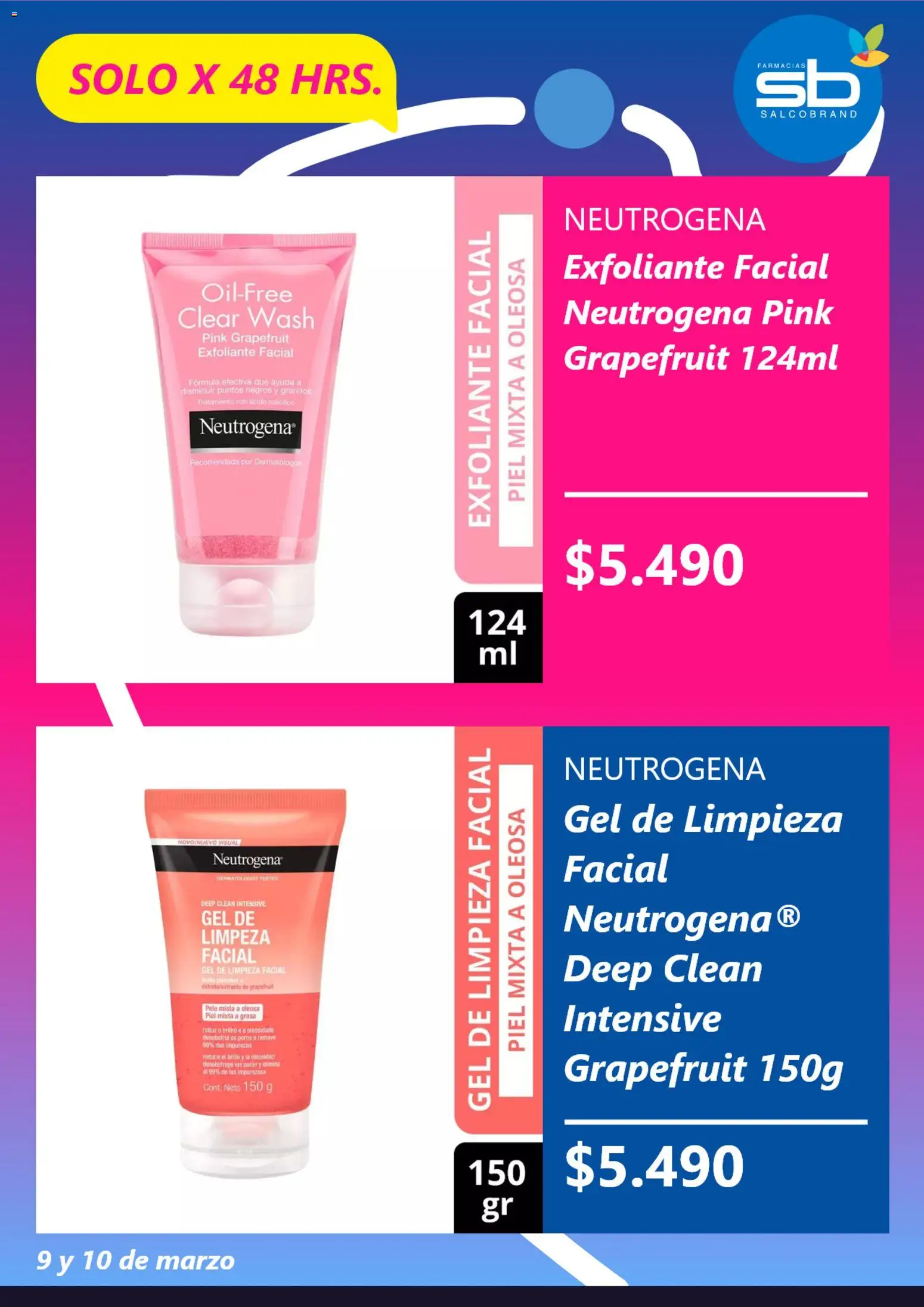 Salcobrand ofertas  │ válido desde el 09.03.2026 | Página: 4 | Productos: Exfoliante facial, Brillo