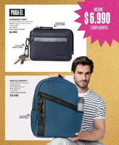 Catálogo CyZone Campaña 18 válido desde el 01.12.2025 | Página: 85 | Productos: Monedero, Mochila