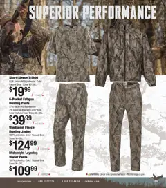Preview of Cabela's weekly ads valid from 01.10.2025 | Page: 29 | Products: Jacket, Pants, Hunting Jacket