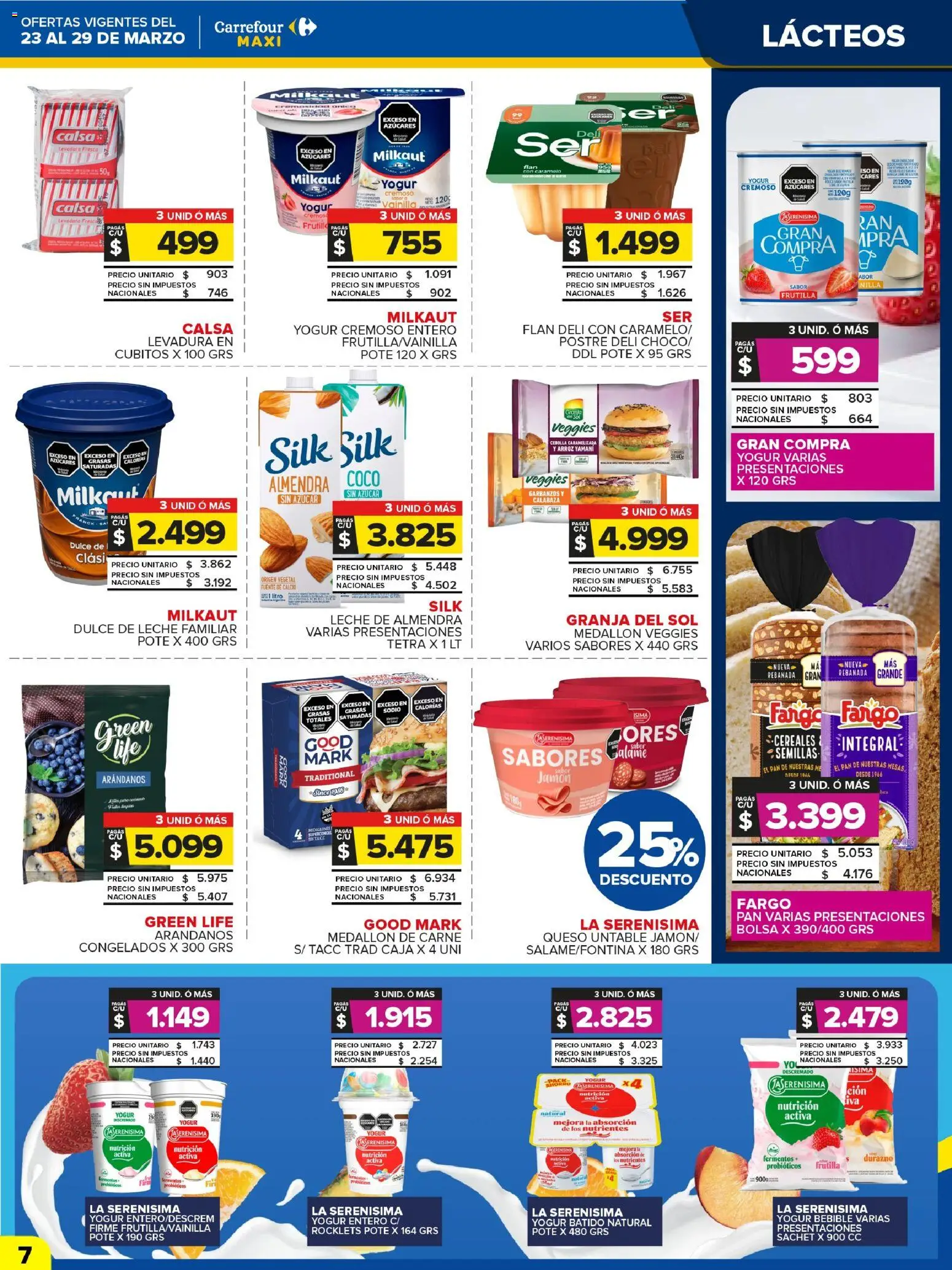 Carrefour Maxi catálogo │ válido desde el 23.03.2026 | Página: 7 | Productos: Azucar, Fuente, Arroz, Cereales