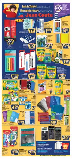 Preview of Jean Coutu - School Booklet from shop Jean Coutu valid from 07.08.2025
