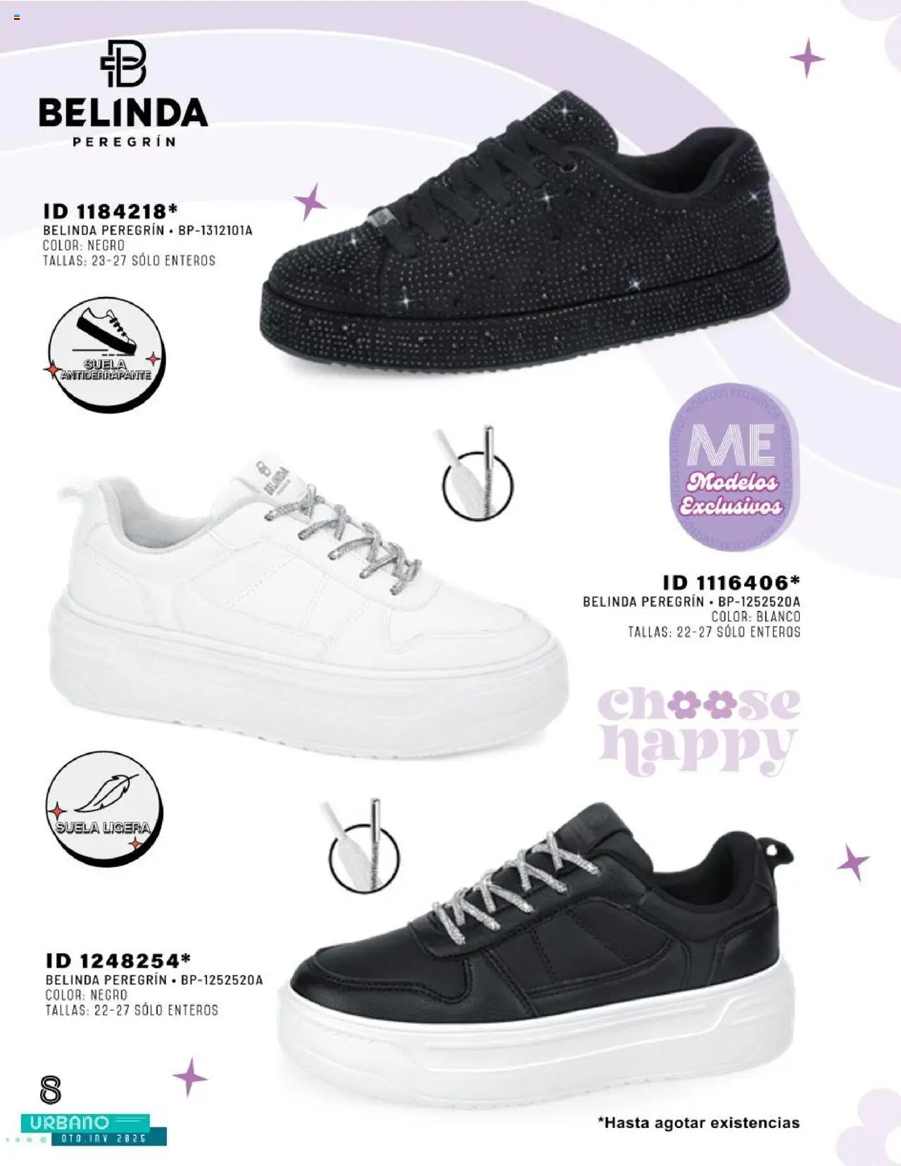 Nuevas ofertas de Price Shoes válidas en toda la República Mexicana desde el 24.07.2025. ¡Encuentra las mejores ofertas en Price Shoes catálogo Urbano otoño / invierno 2025! | Página: 8