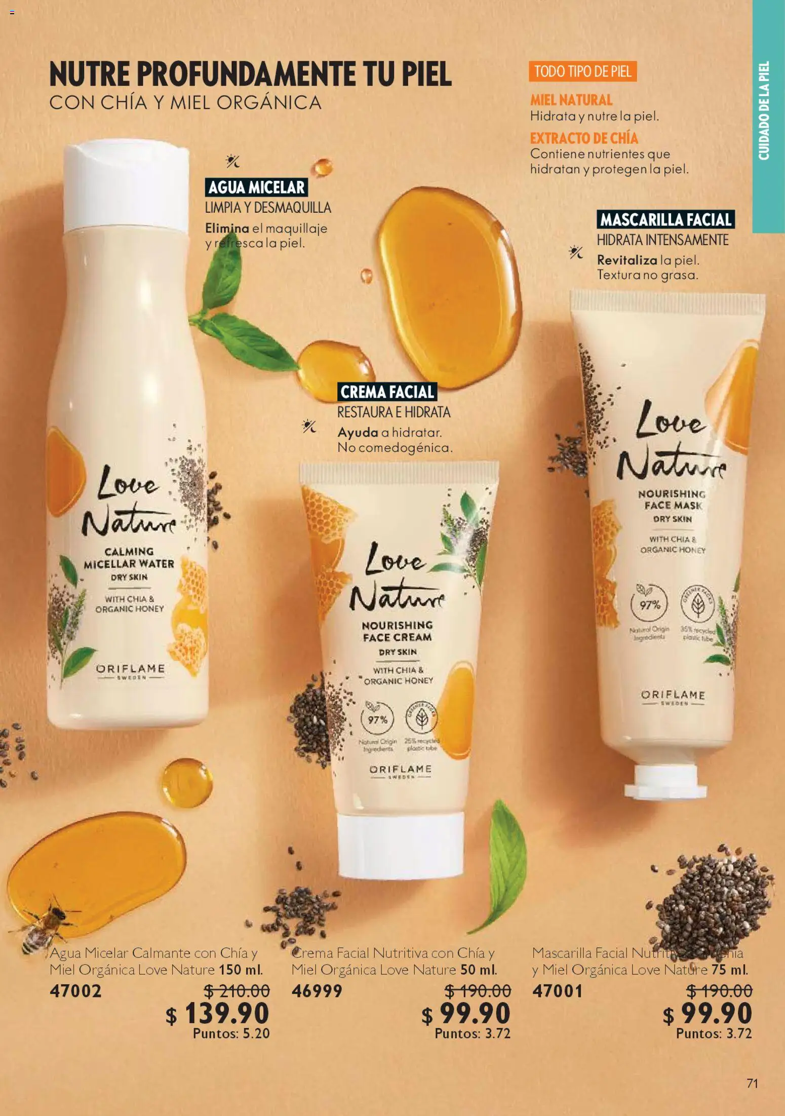 Nuevas ofertas de Oriflame válidas en toda la República Mexicana desde el 25.10.2025. ¡Encuentra las mejores ofertas en Oriflame Buen Fin! | Página: 71 | Productos: Crema, Mascarilla, Maquillaje, Agua micelar