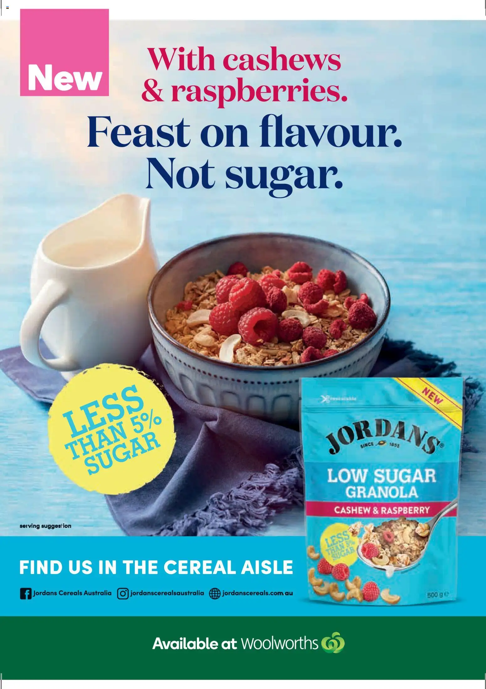 Woolworths catalogue - valid from 01.03.2026 | Page: 70 | Products: Granola, Cereal, Sugar, Raspberry