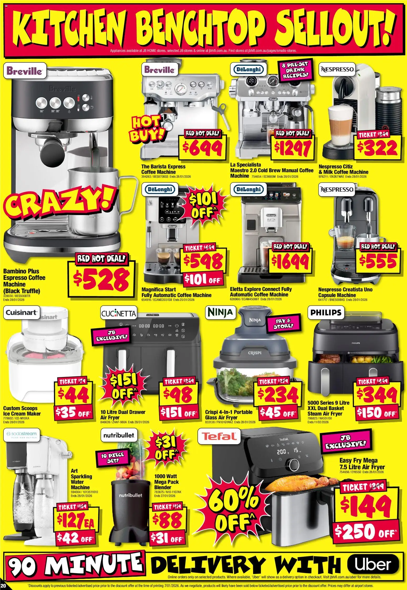 JB Hi-Fi catalogue - valid from 15.01.2026 | Page: 20 | Products: Milk, Cream, Ice cream, Portable